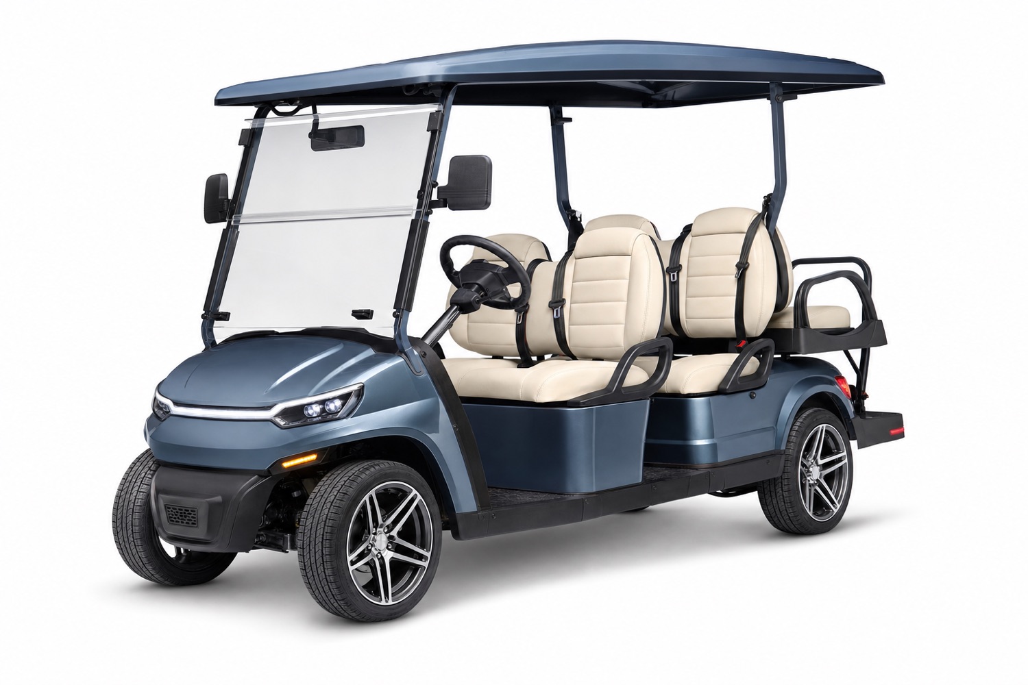 The Four — 4 passenger street-legal electric golf cart